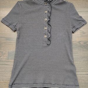 Tory Burch Lidia Polo Shirt In Size S